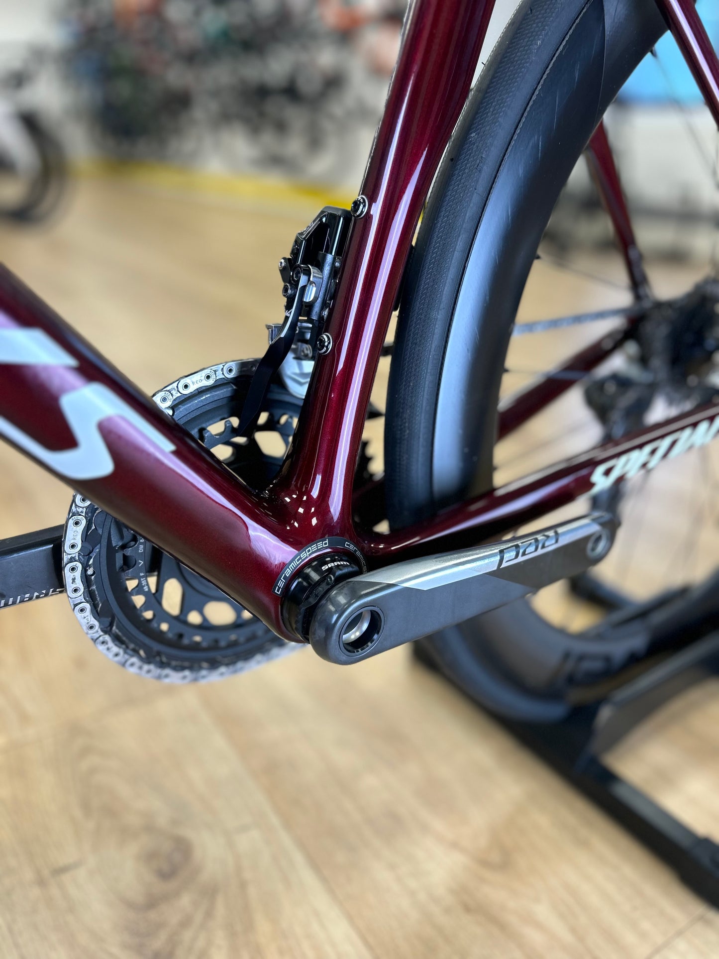 S-works Tarmac Sl6 eTap Red Carbon Disc Racefiets
