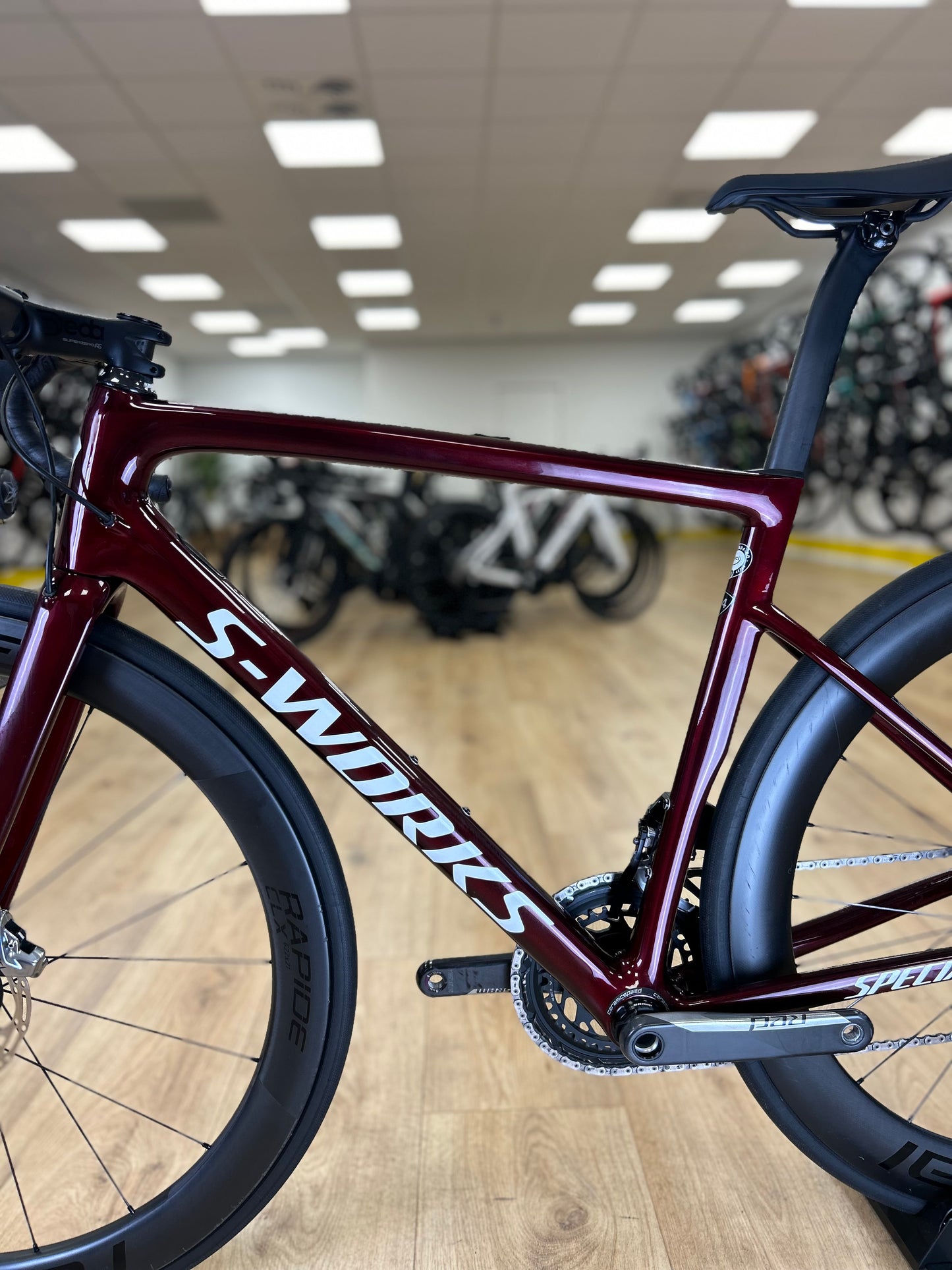 S-works Tarmac Sl6 eTap Red Carbon Disc Racefiets