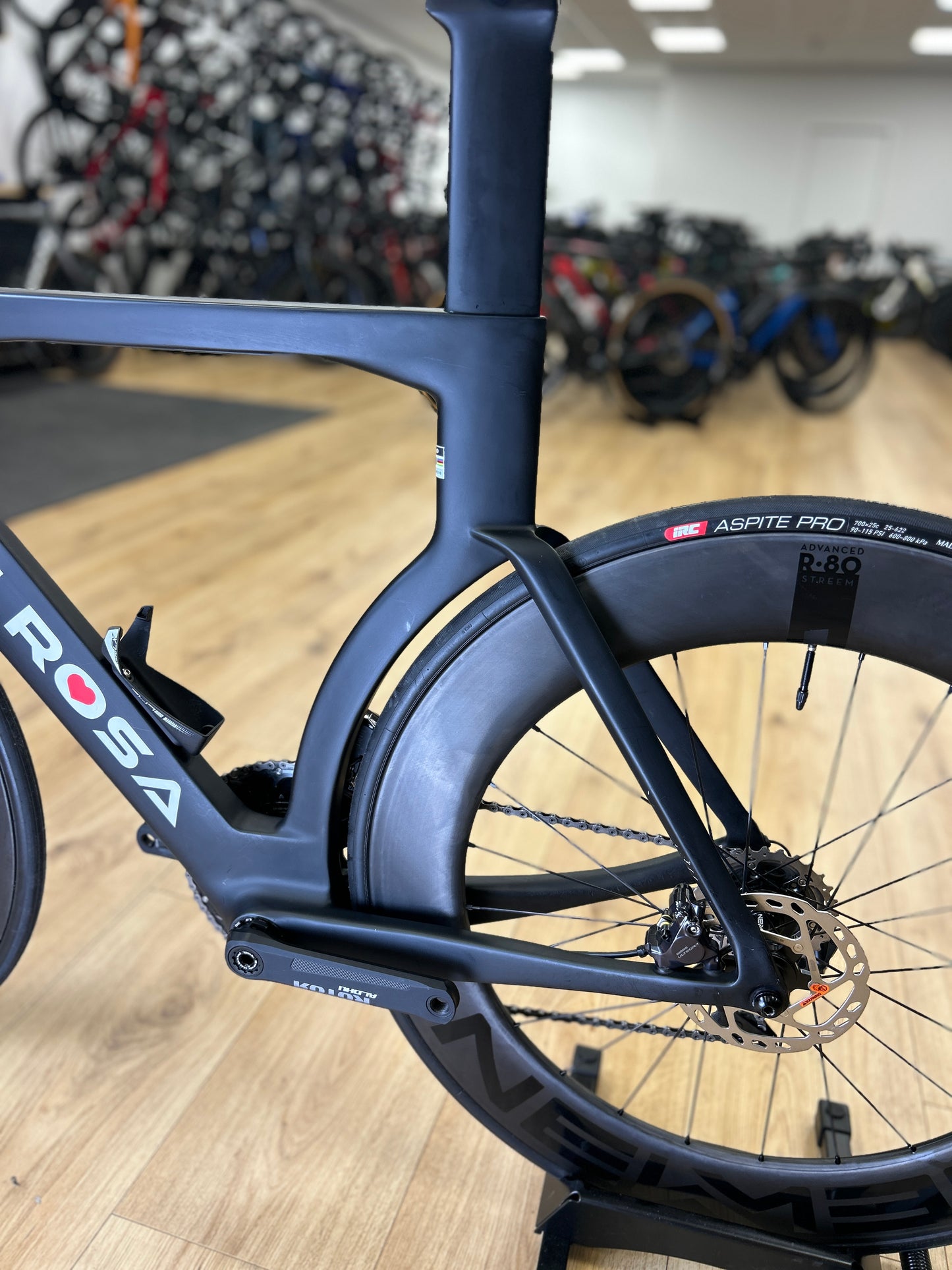 The Rosa TT03 Disk Di2 Dura-Ace Carbon Road Bike