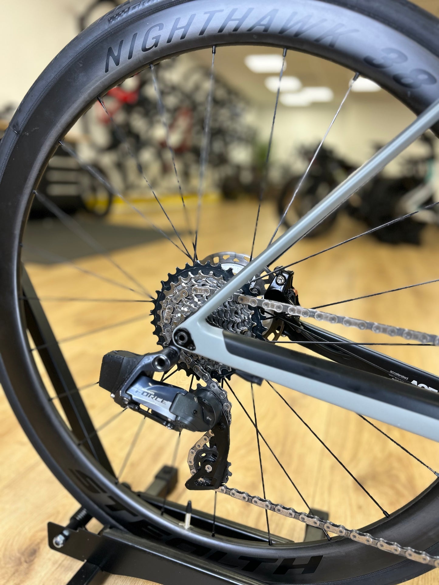 2000KM BMC TeamMachine AXS PM Carbon Disc Race Bike