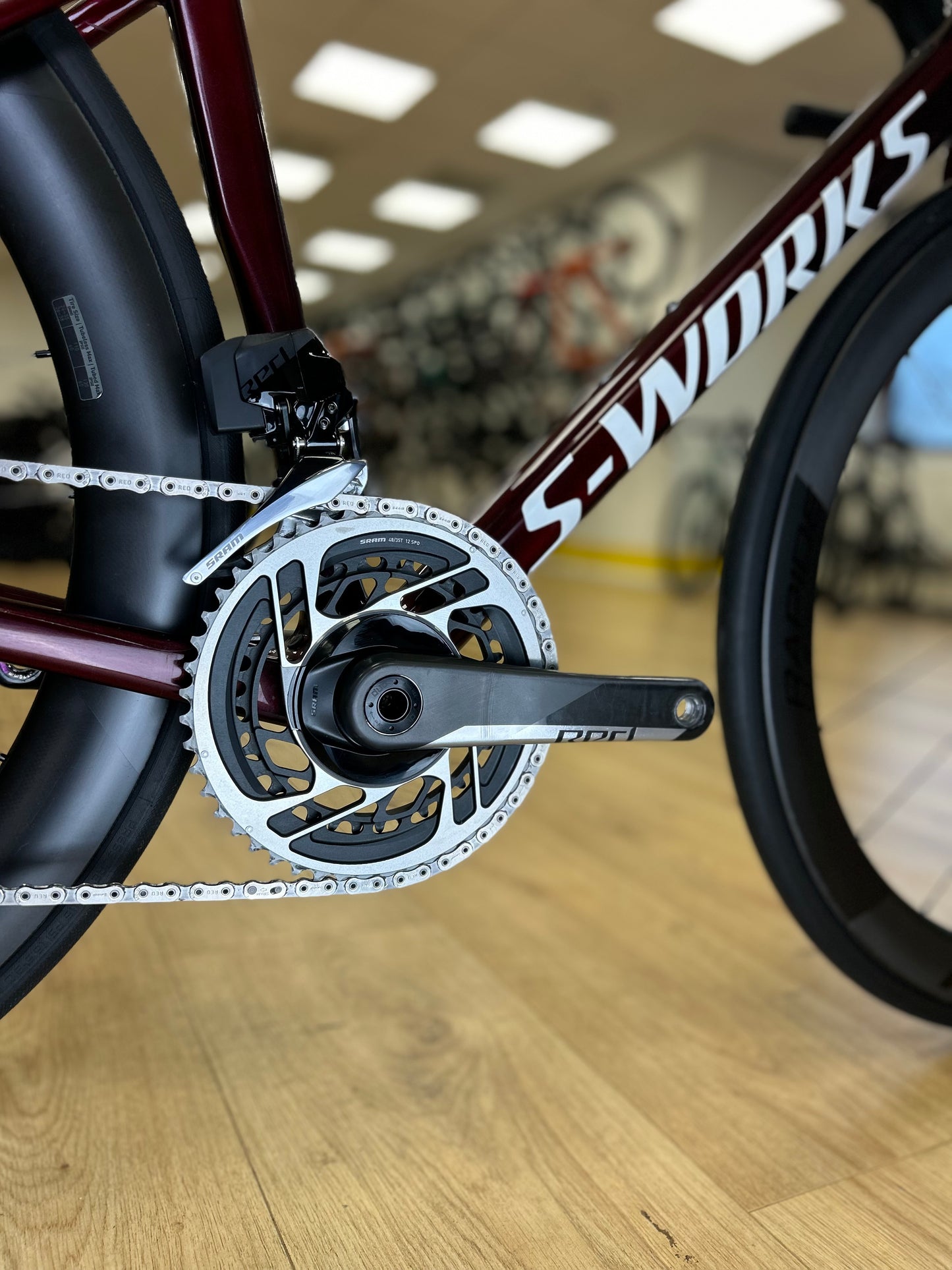 S-works Tarmac Sl6 eTap Red Carbon Disc Racefiets