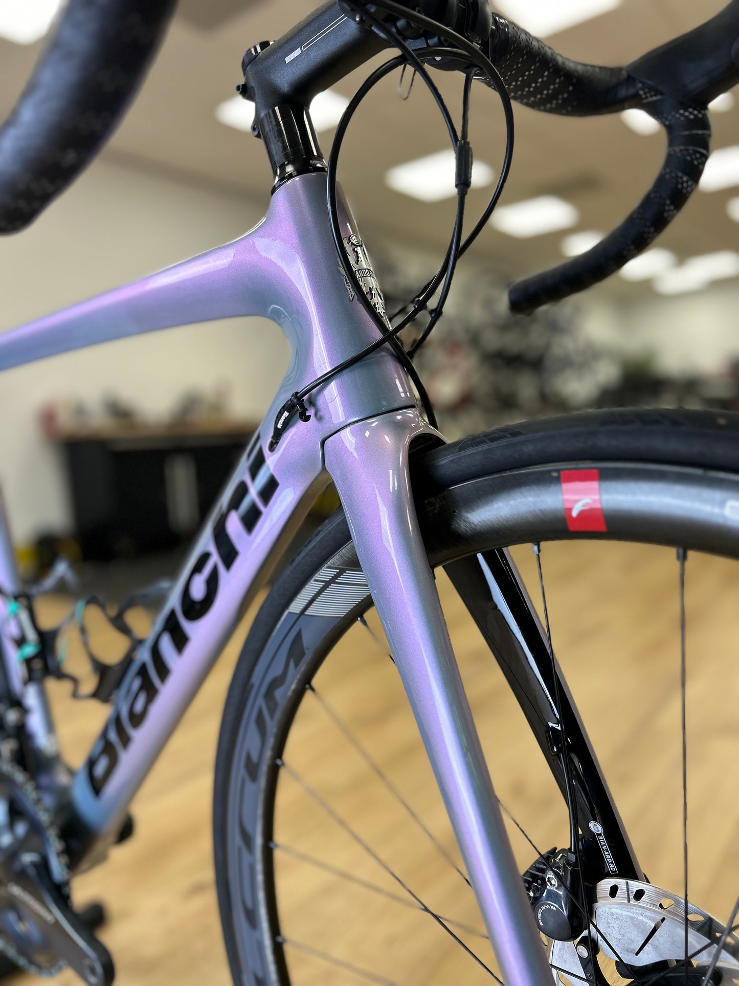 2500km Bianchi Aria Ultegra Carbon Disc Racefiets