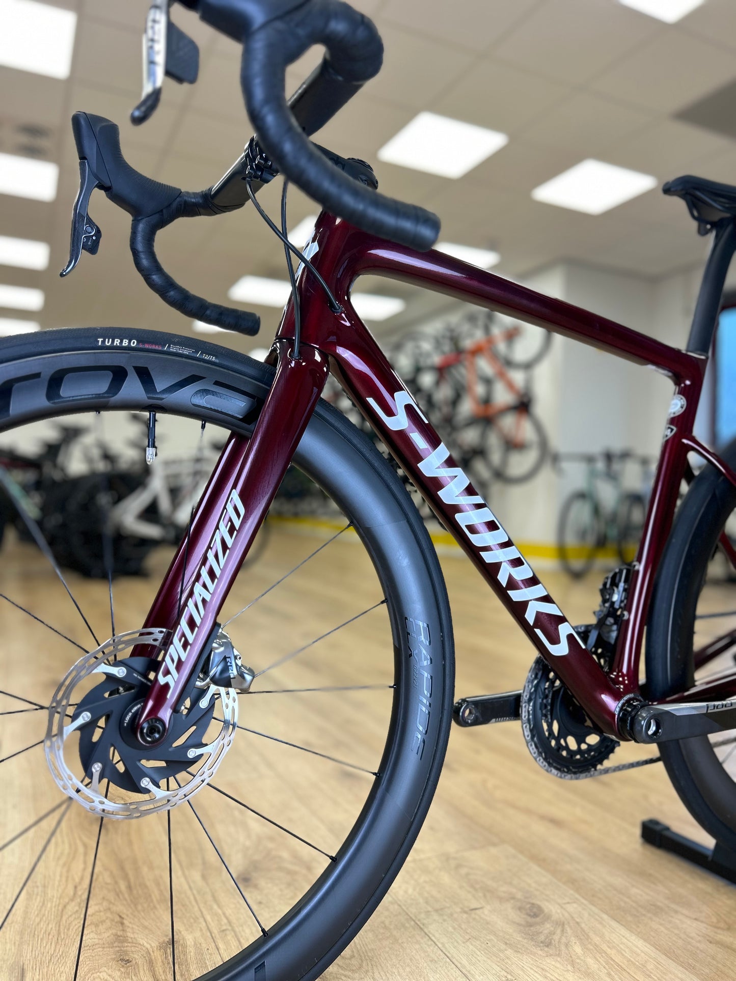 S-works Tarmac Sl6 eTap Red Carbon Disc Racefiets