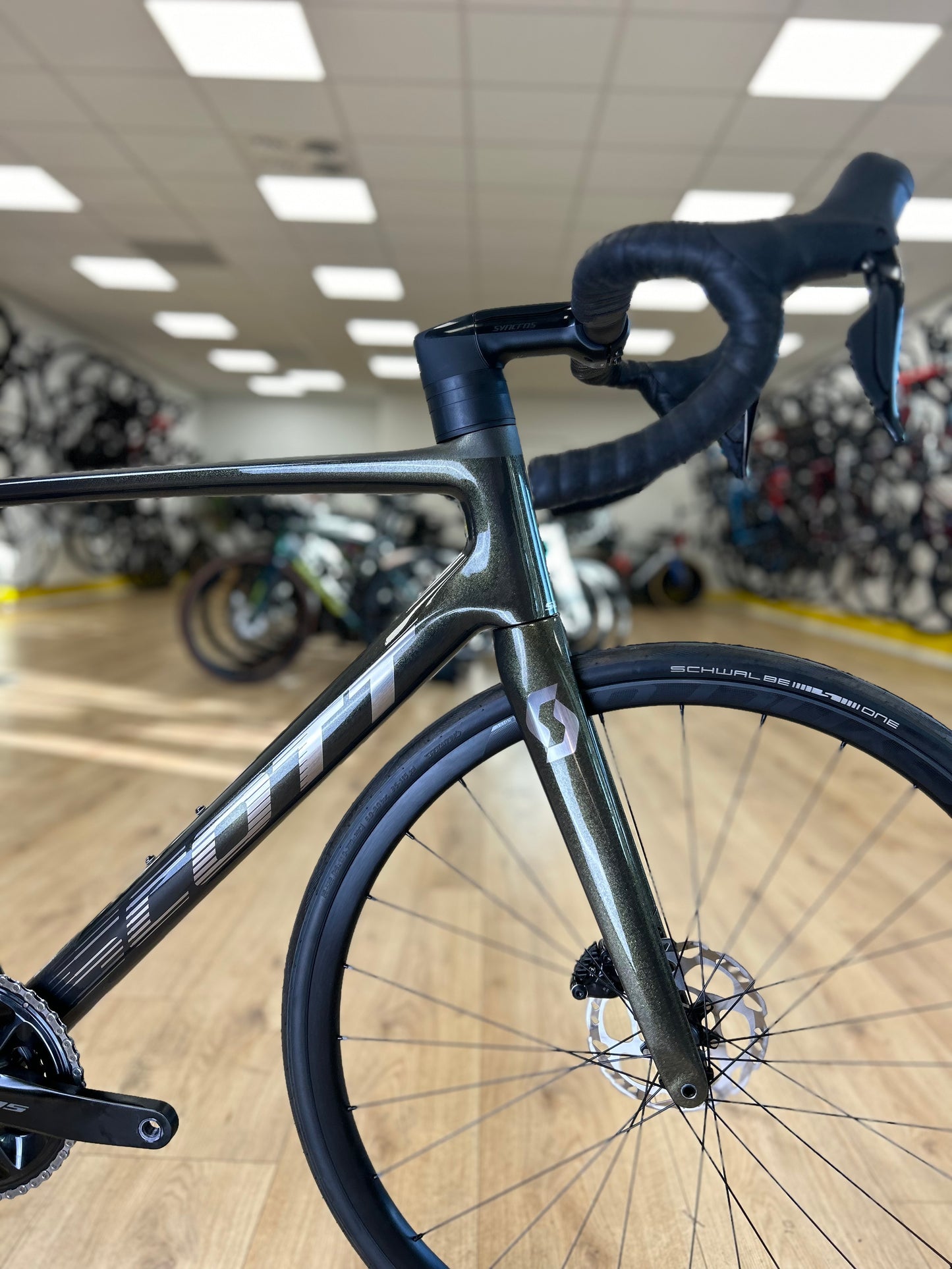 New Scott Addict RC Di2 Carbon Disc Racefiets