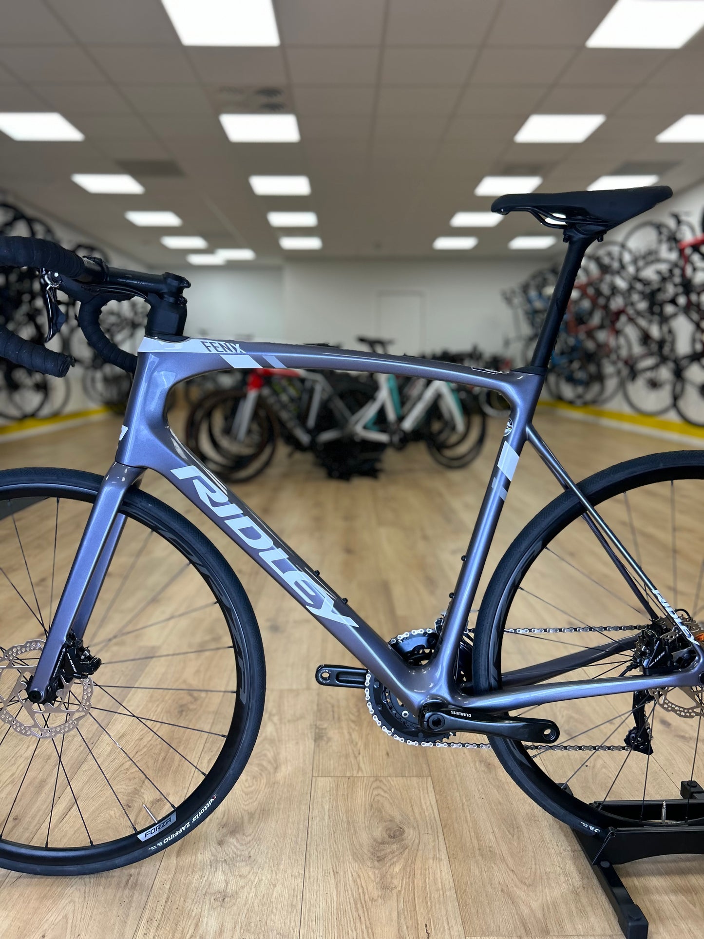 Showroom Model Ridley Fenix Carbon Disc Racefiets