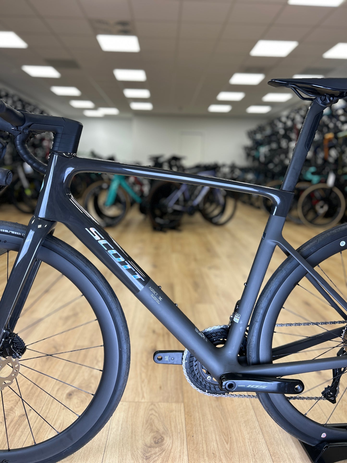 0km Showroom Model Scott Addict RC Di2 Carbon Racefiets