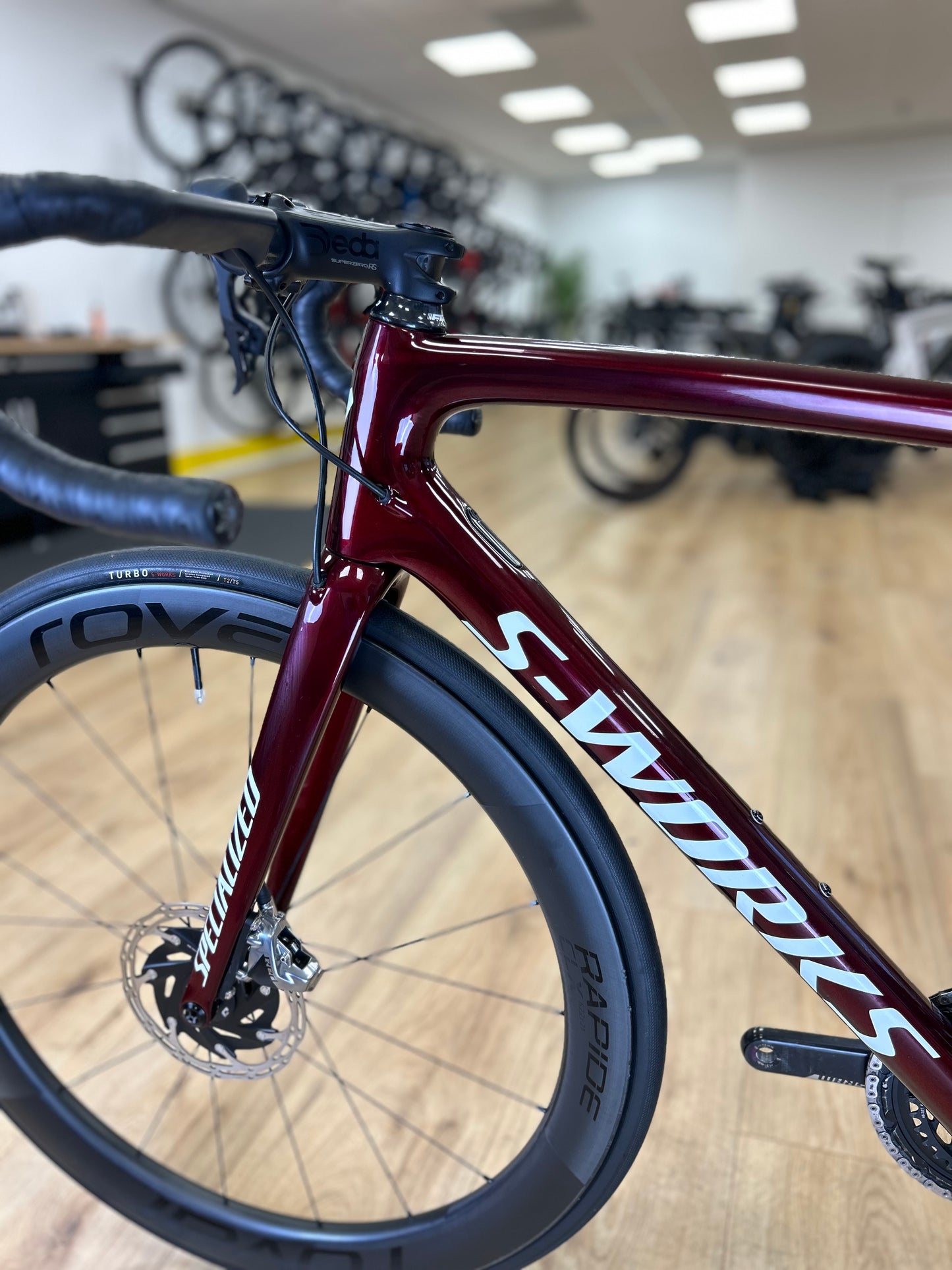 S-works Tarmac Sl6 eTap Red Carbon Disc Racefiets