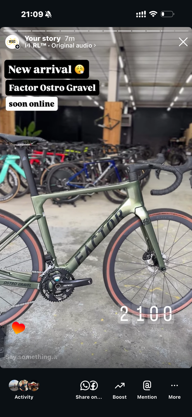 NIEUW Factor Ostro GRX Di2 Gravel Fiets