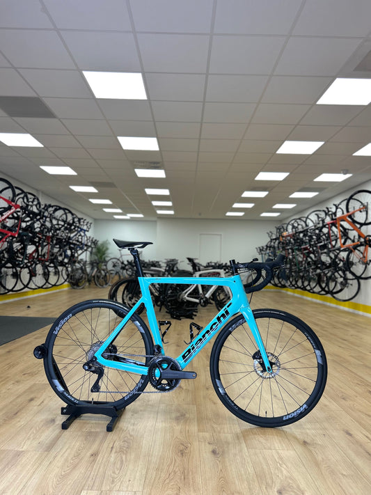 Bianchi Aria E-Bike Di2 Carbon Disc Road Bike