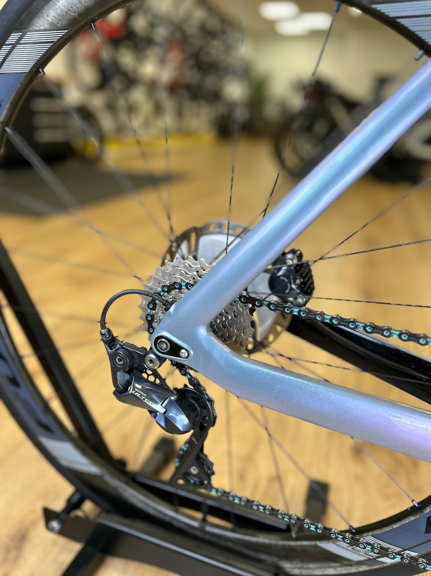 2500km Bianchi Aria Ultegra Carbon Disc Racefiets
