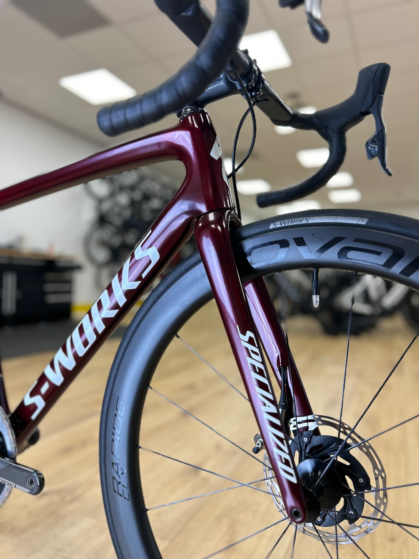 S-works Tarmac Sl6 eTap Red Carbon Disc Racefiets