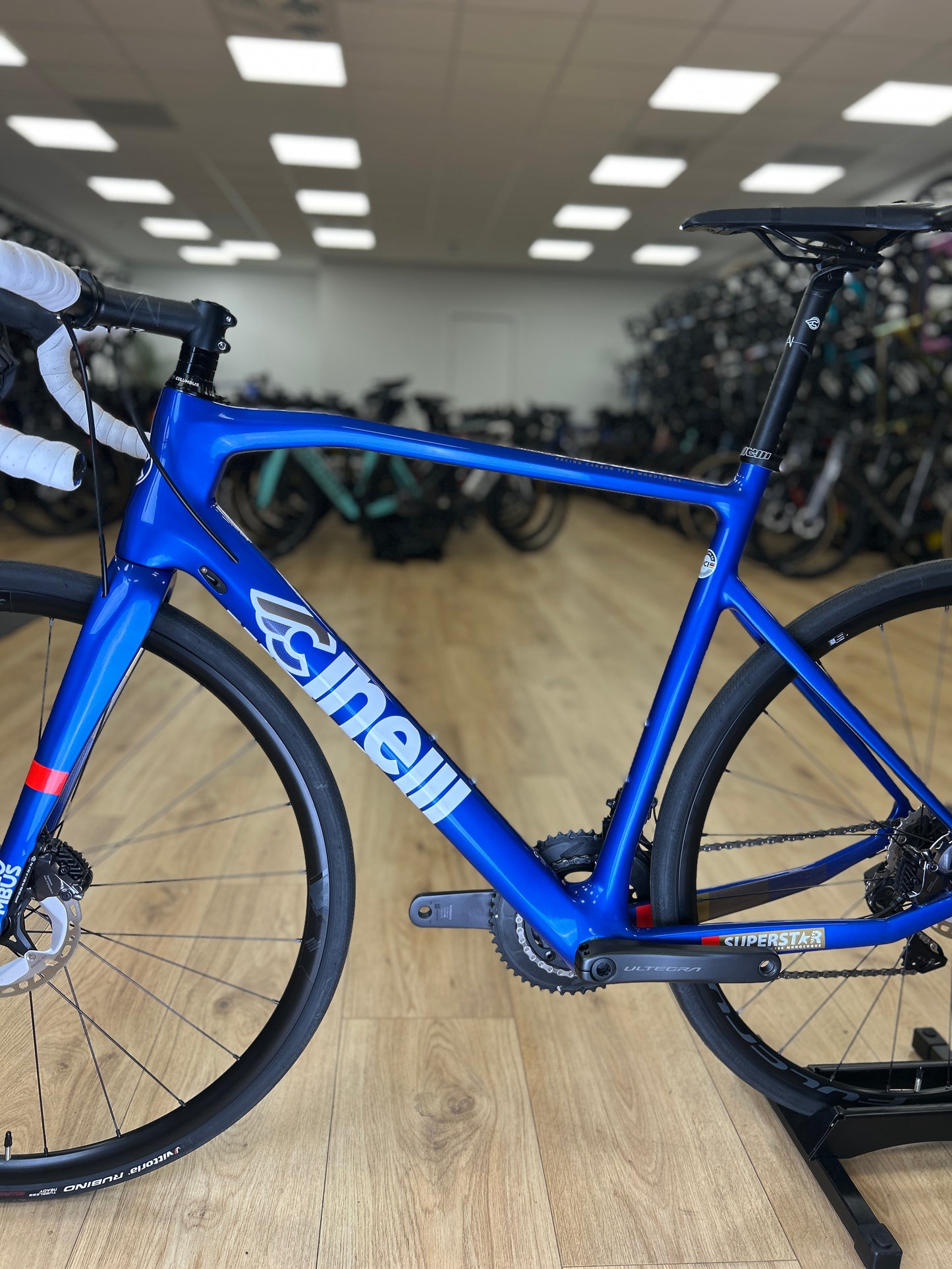 0km Showroom Model Cinelli Superstar Di2 Carbon Racefiets