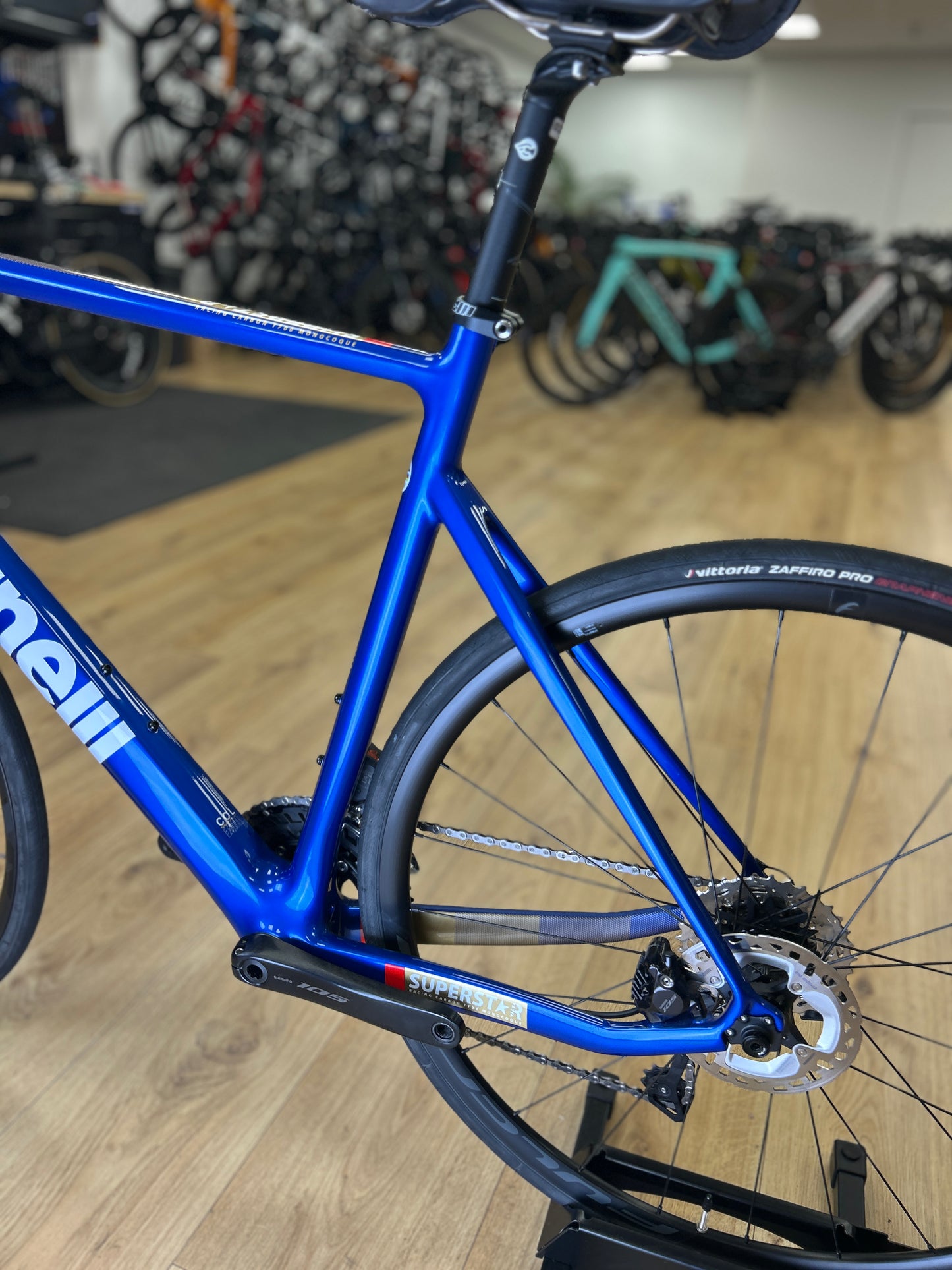 0km Showroom Model Cinelli Superstar Di2 Carbon Racefiets