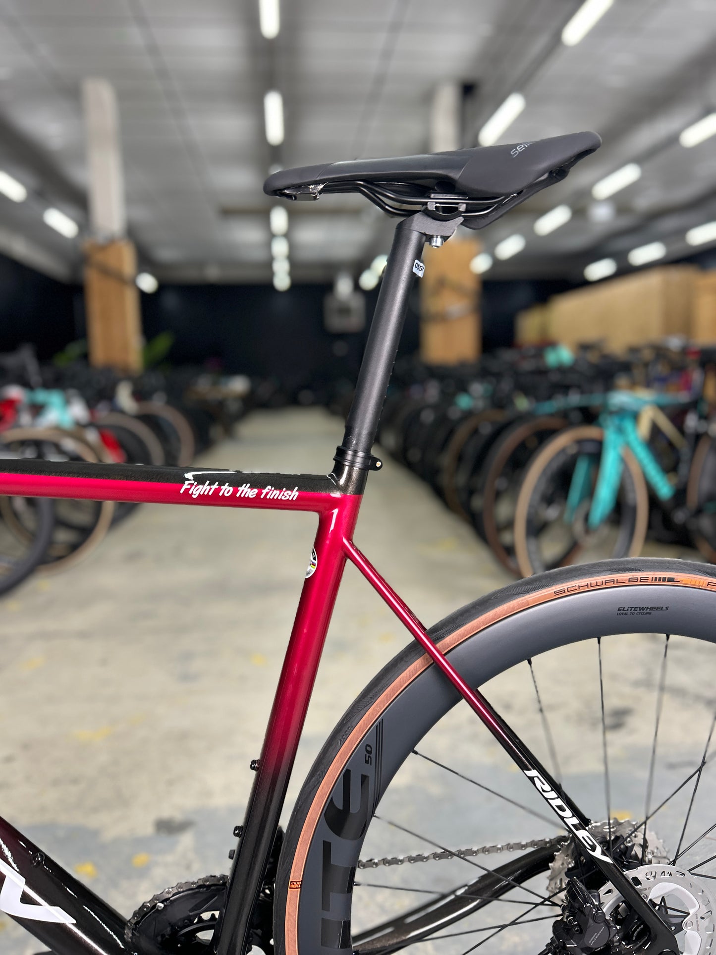 Showroom model Ridley Helium SLX Di2 Carbon Race Bike