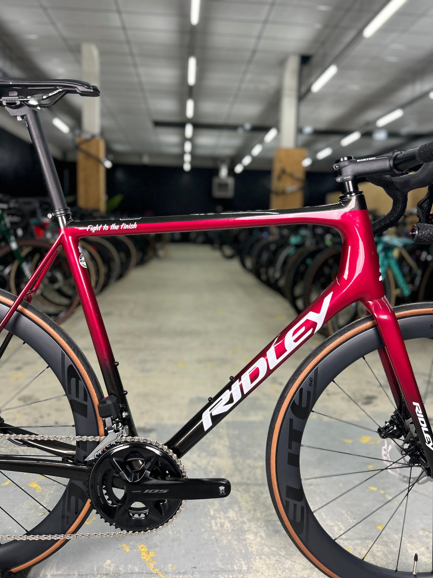 Showroom model Ridley Helium SLX Di2 Carbon Race Bike