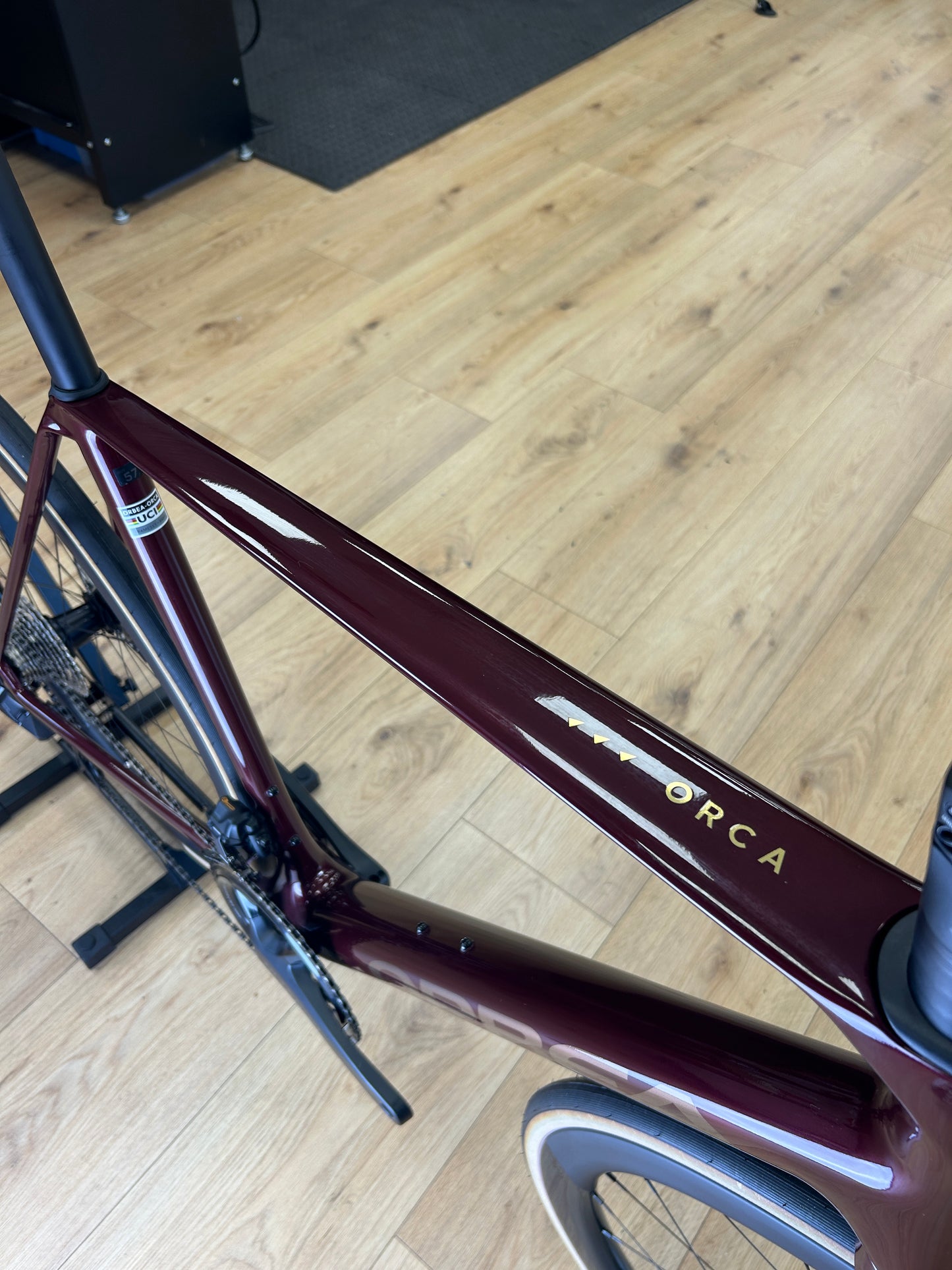 0km Showroom Model Orbea Orca M20iLTD PWR Di2 Carbon Racefiets