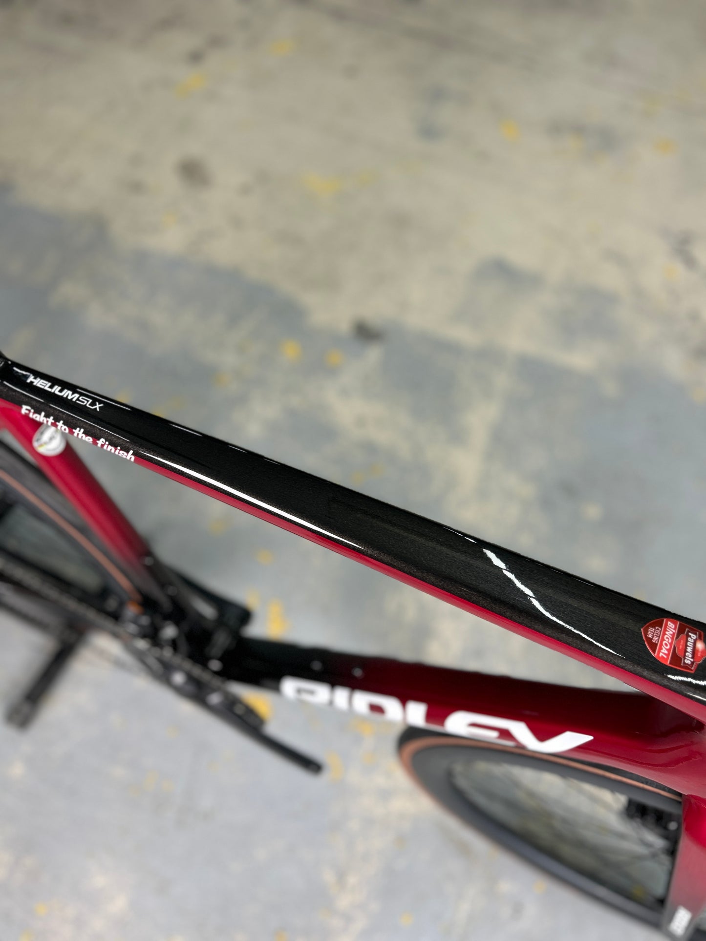 Showroom model Ridley Helium SLX Di2 Carbon Race Bike