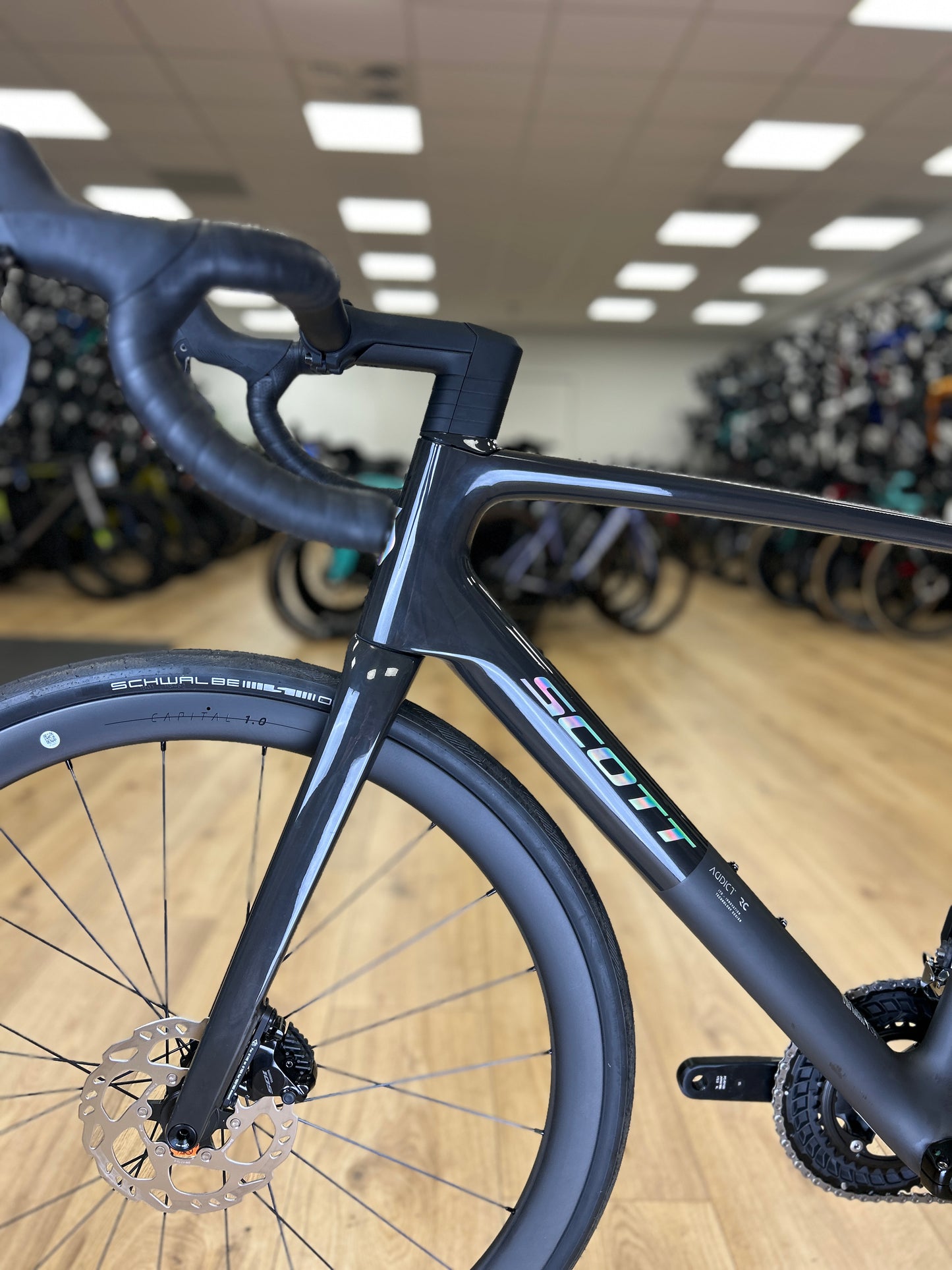 0km Showroom Model Scott Addict RC Di2 Carbon Racefiets