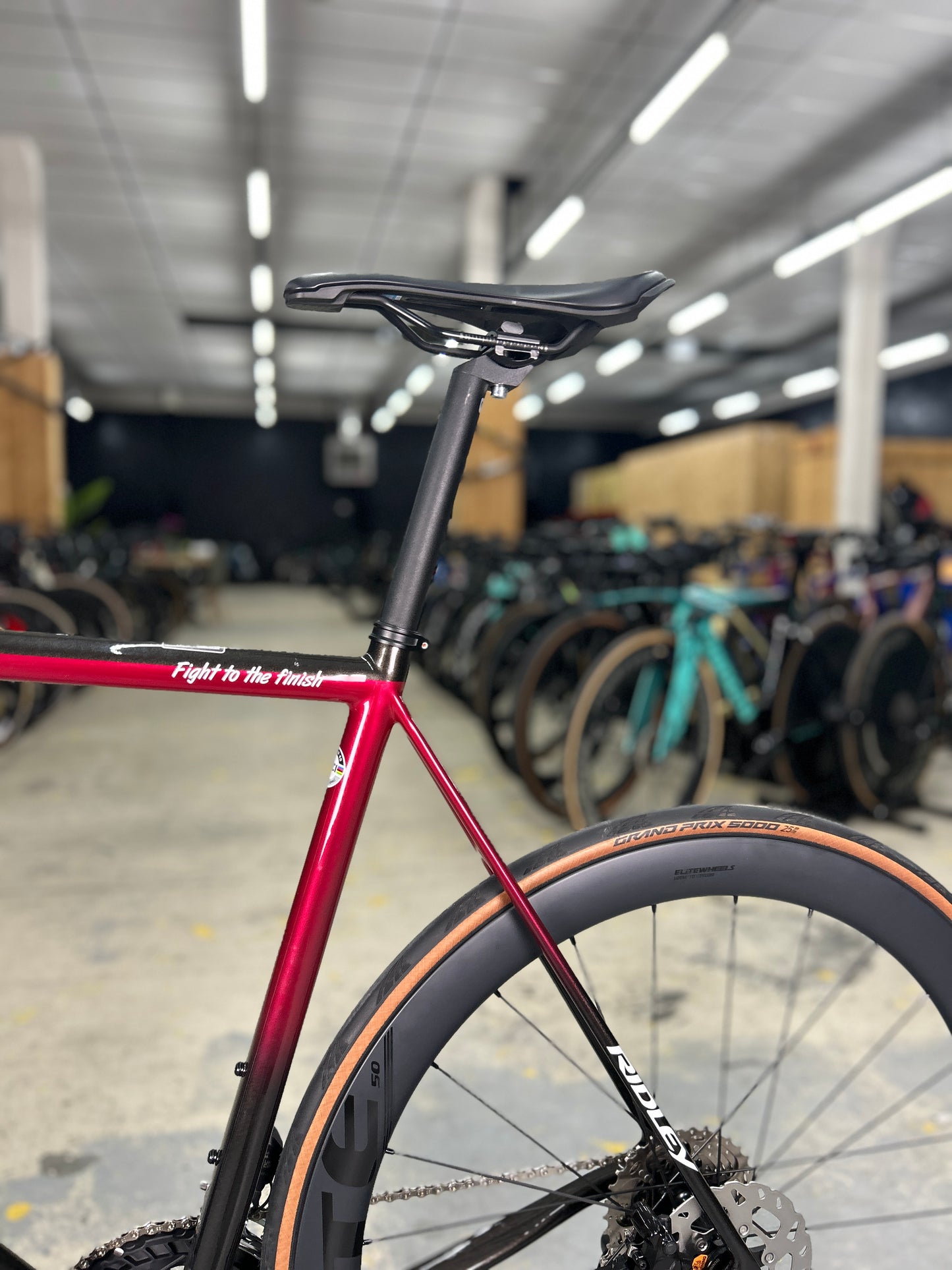 Showroom model Ridley Helium SLX Di2 Carbon Race Bike