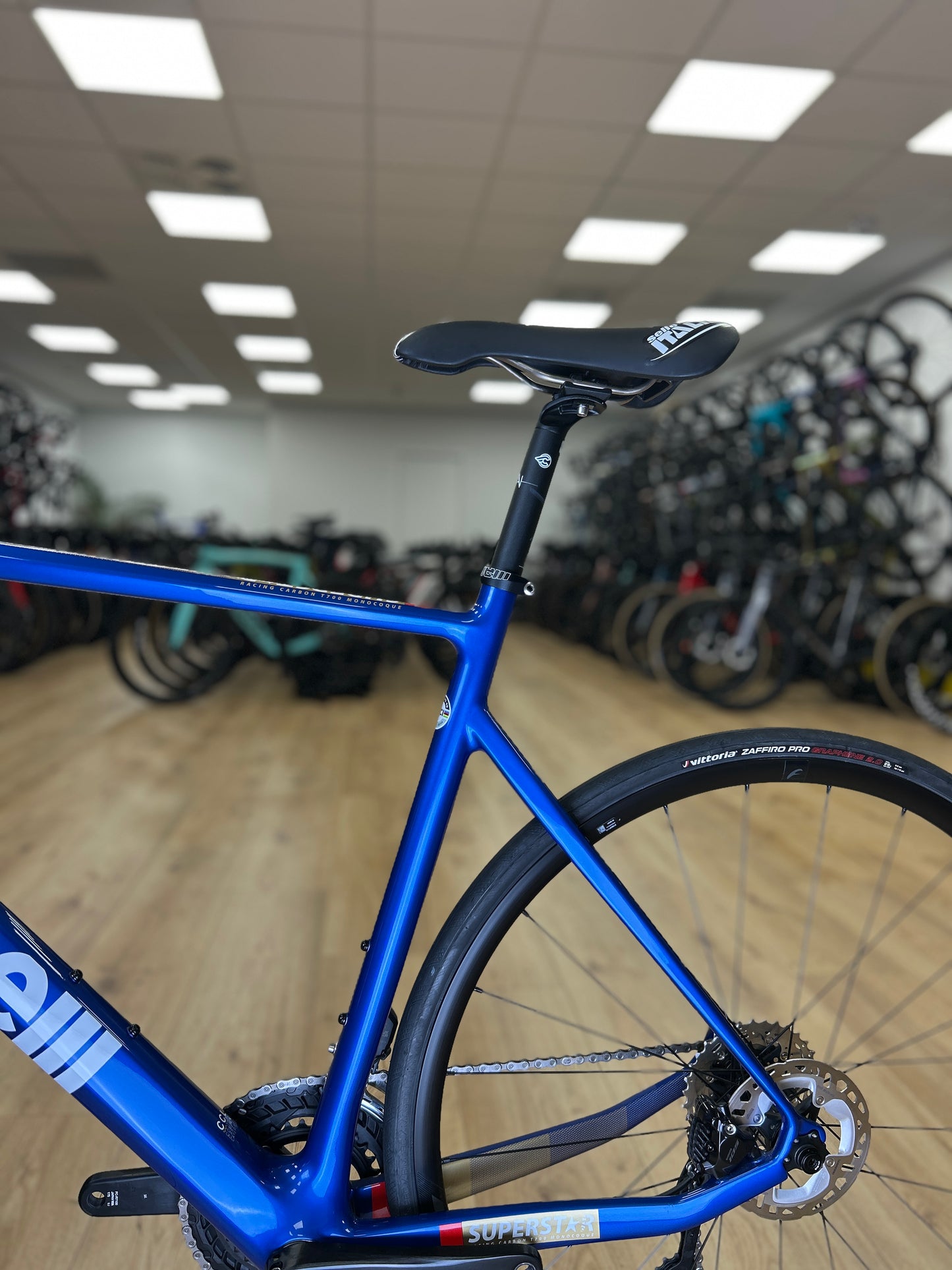 0km Showroom Model Cinelli Superstar Di2 Carbon Racefiets
