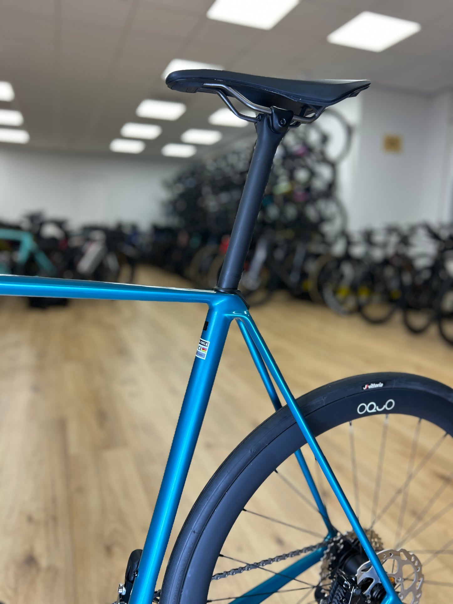 0km Showroom Model Orbea Orca M30iTEAM Di2 Carbon Racefiets