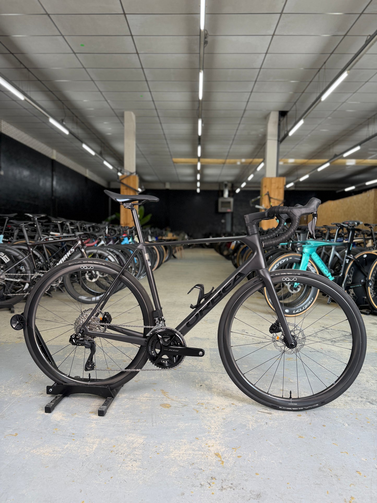 100km Orbea Orca M35i Di2 Carbon Racefiets