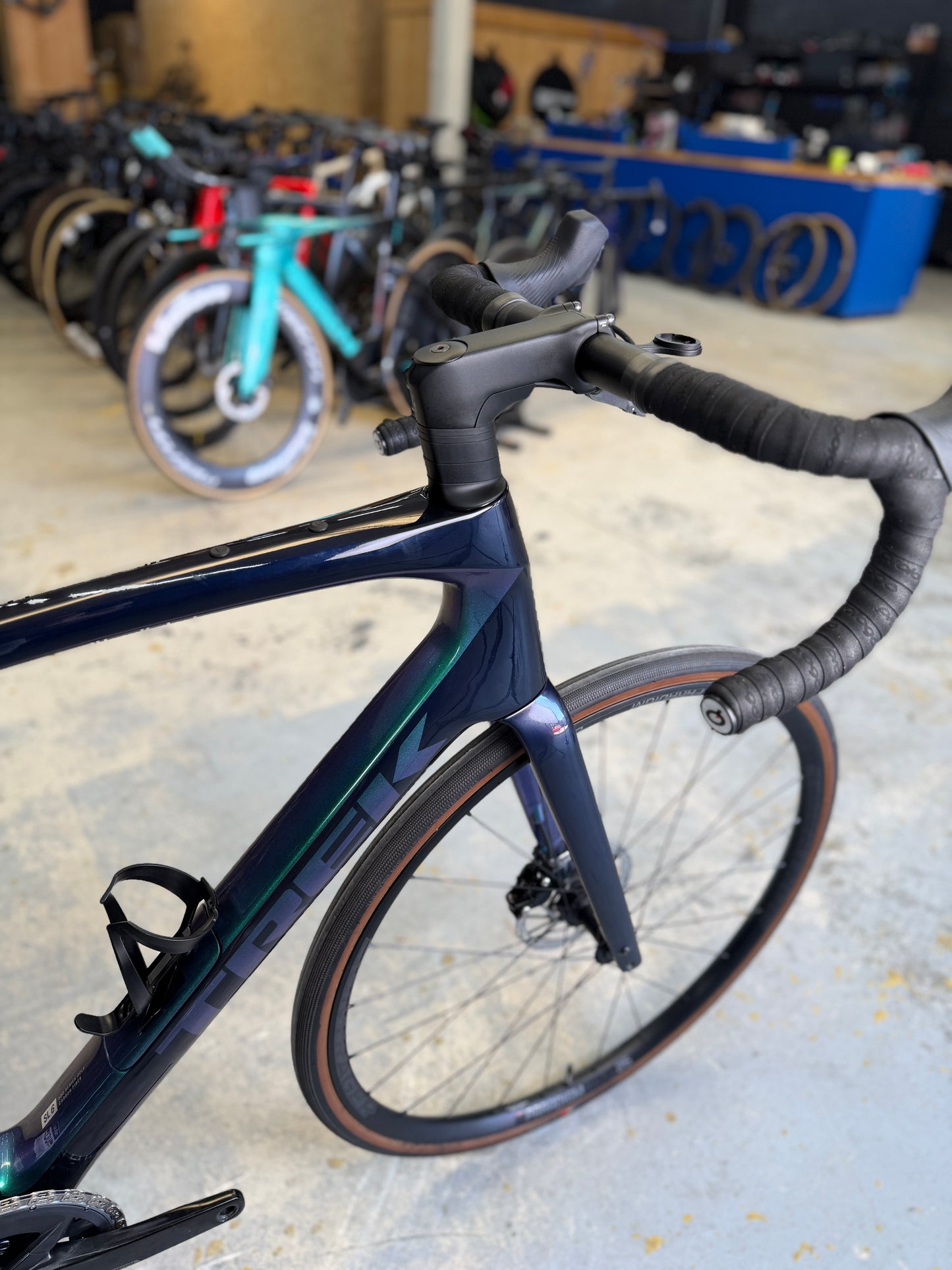 500km Trek Domane SL6 Di2 Carbon Racefiets
