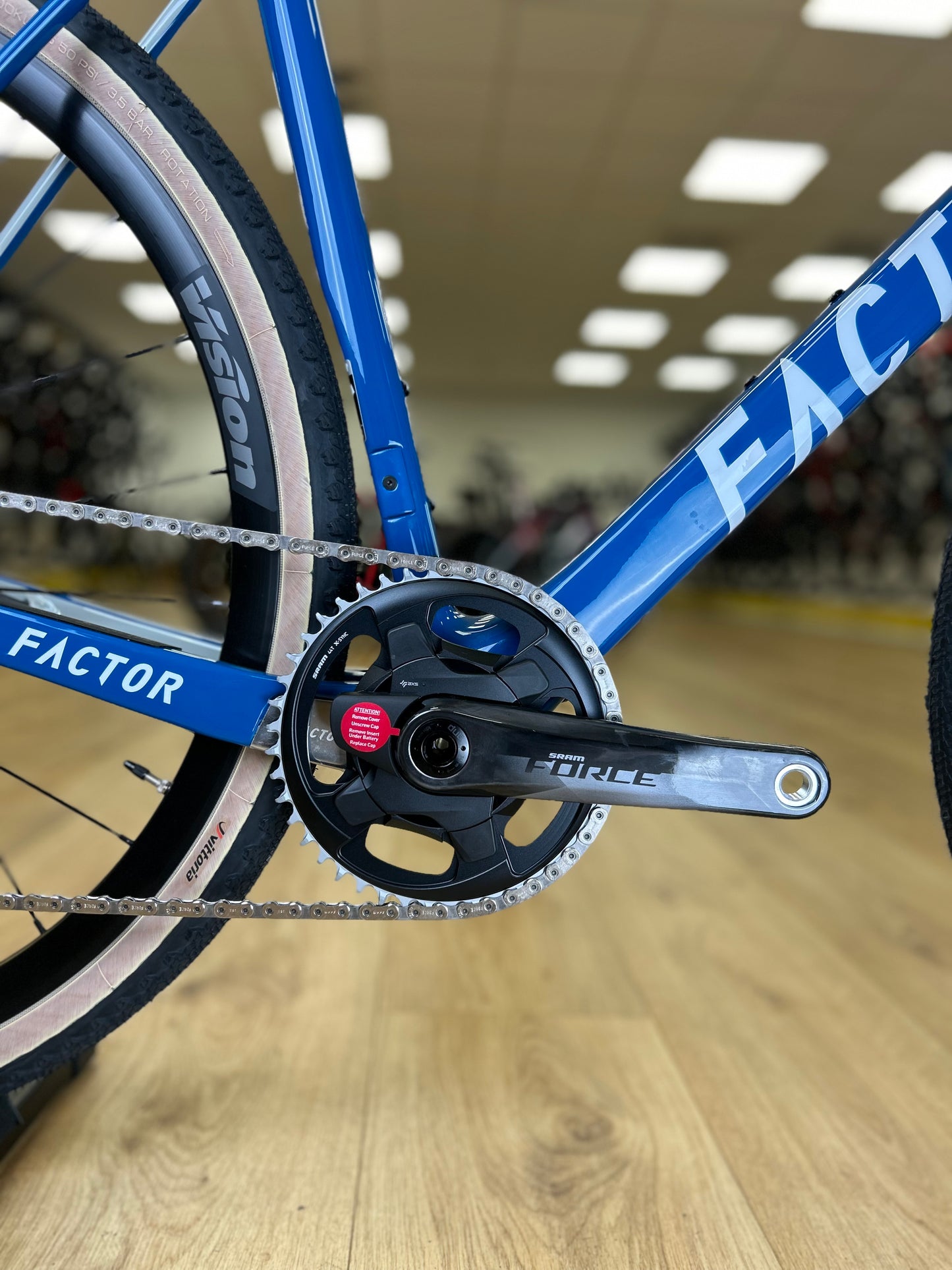 NIEUW FACTOR LS GRAVEL SRAM AXS POWERMETER