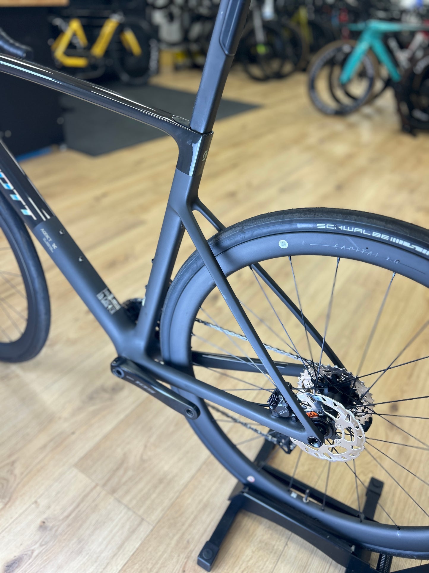 0km Showroom Model Scott Addict RC Di2 Carbon Racefiets
