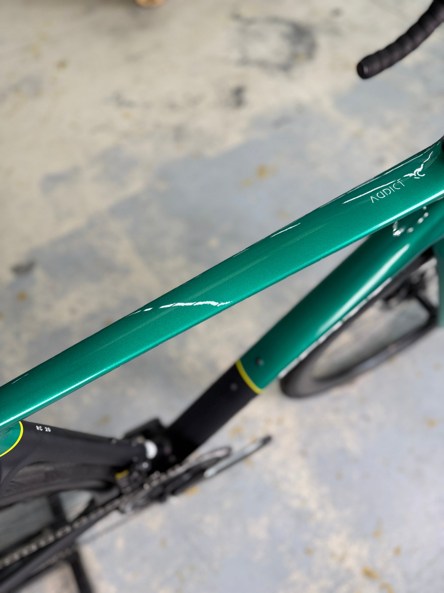 Scott Addict RC Di2 Aston Martin Carbon Racefiets