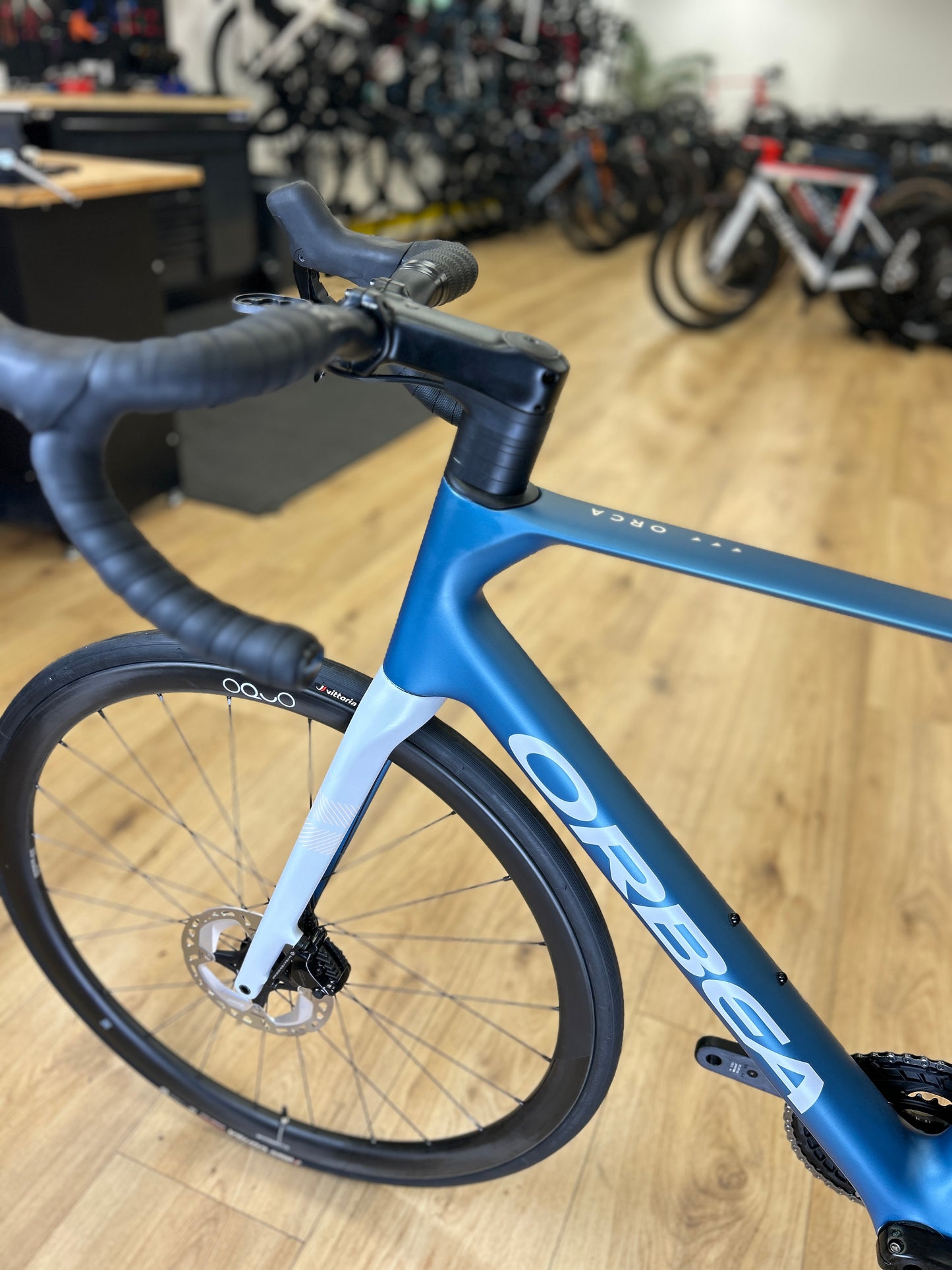 0km Showroom Model Orbea Orca M30i Di2 Carbon Racefiets