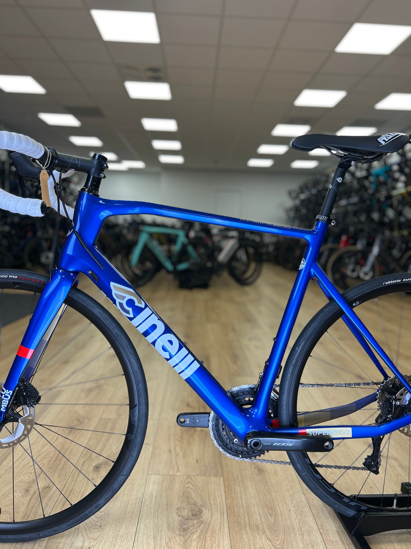 0km Showroom Model Cinelli Superstar Di2 Carbon Racefiets