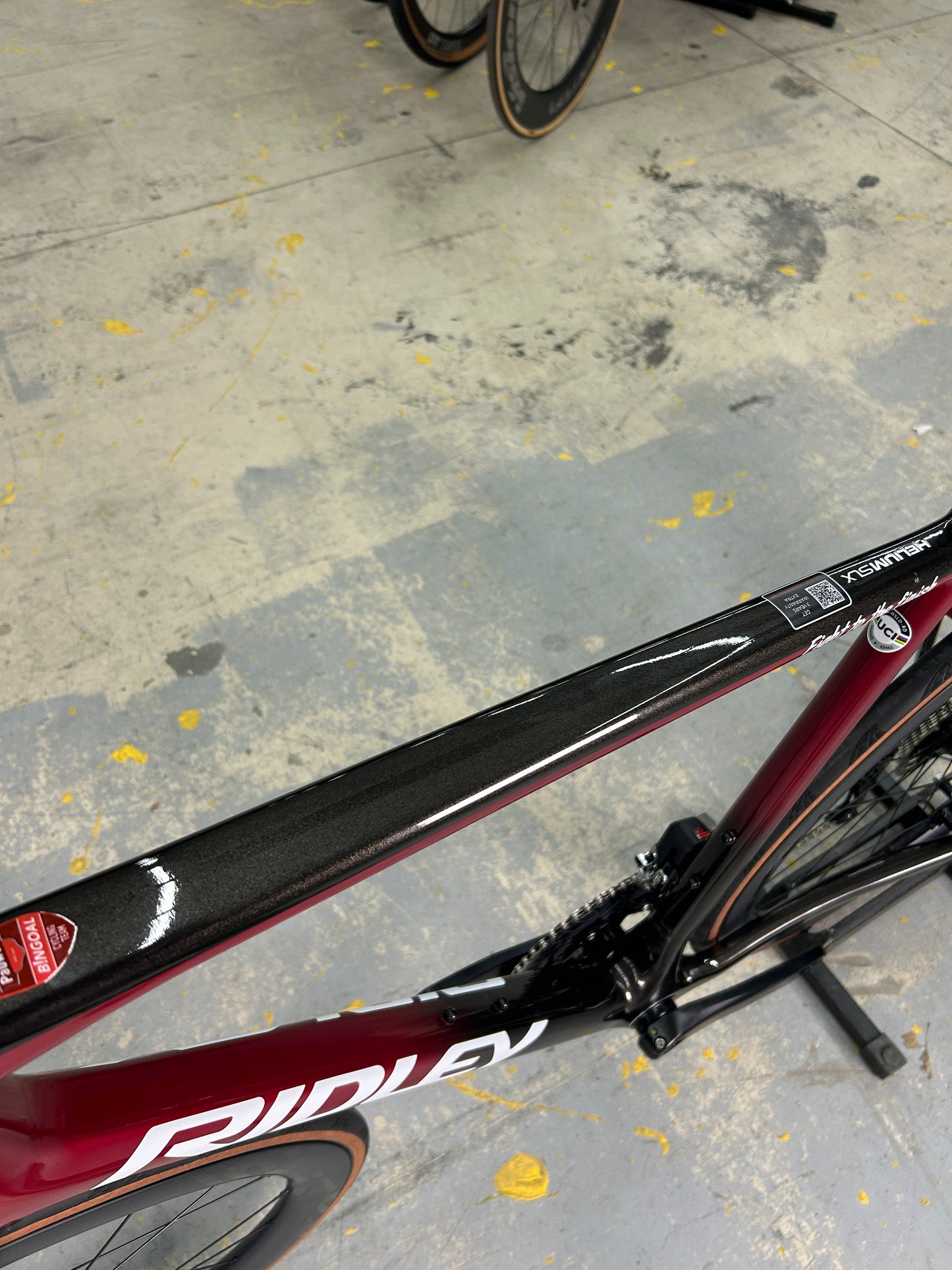 Showroom model Ridley Helium SLX Di2 Carbon Race Bike