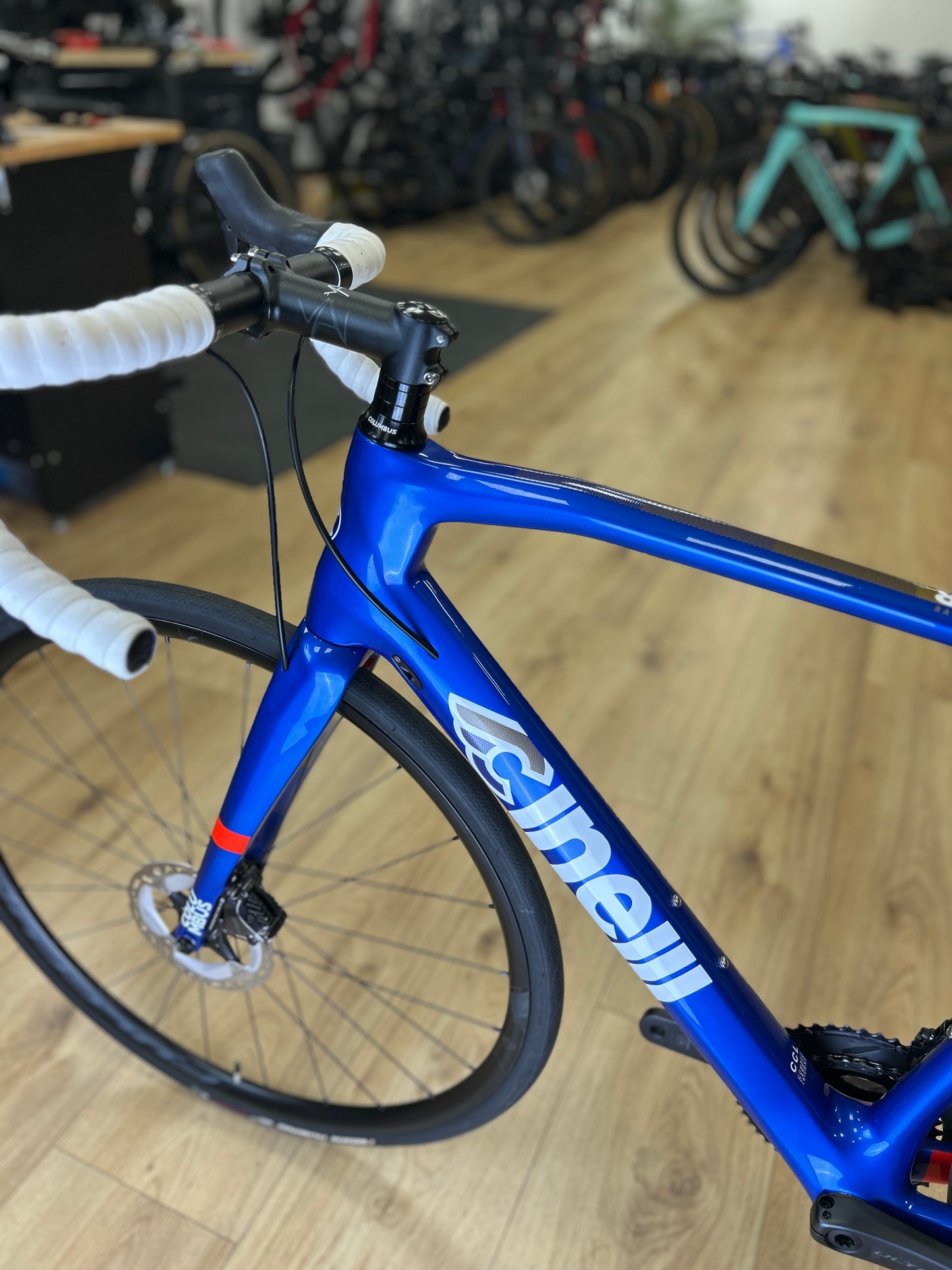 0km Showroom Model Cinelli Superstar Di2 Carbon Racefiets