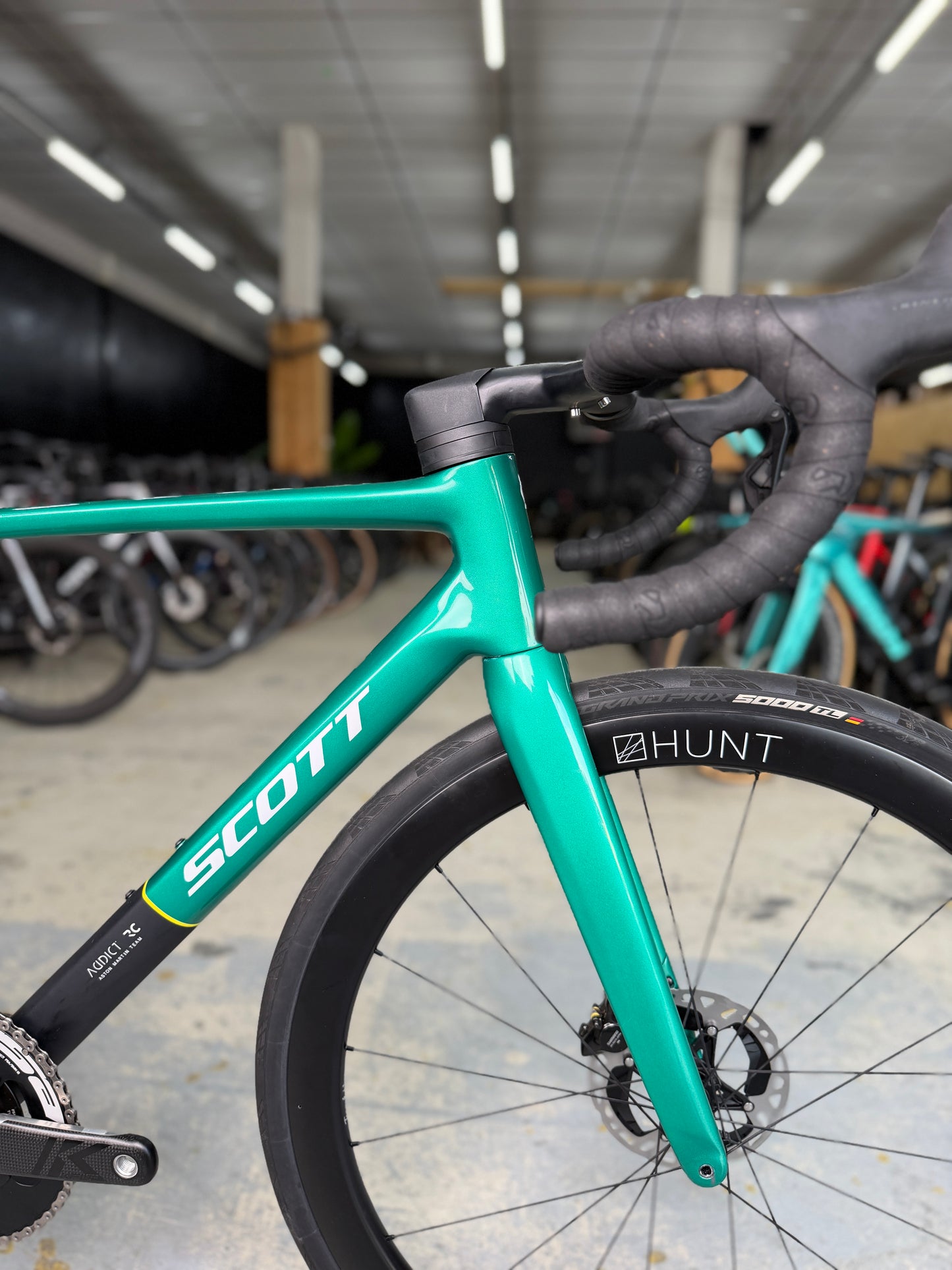 Scott Addict RC Di2 Aston Martin Carbon Racefiets
