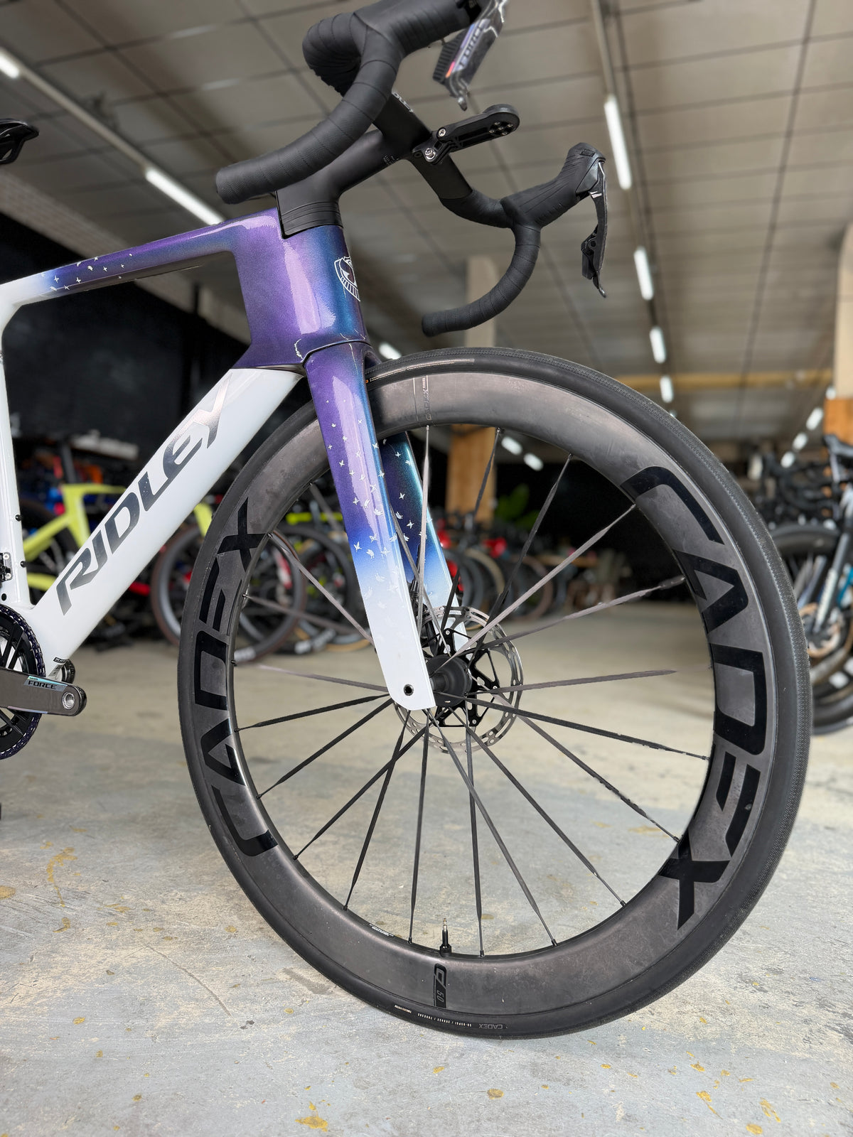 100km Ridley Noah Fast 3.0 AXS Tomorrowland Edition Carbon Racefiets
