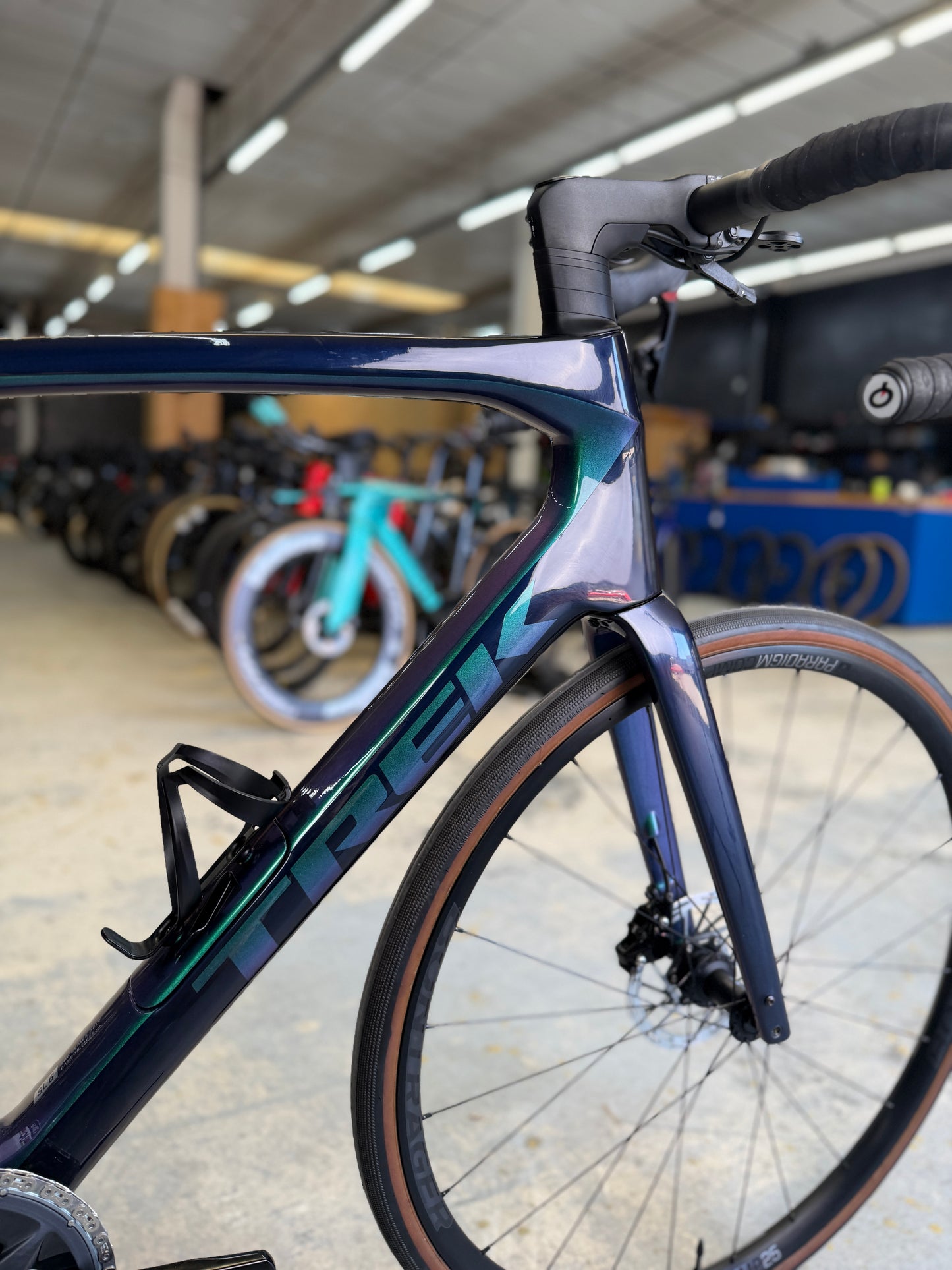 500km Trek Domane SL6 Di2 Carbon Racefiets
