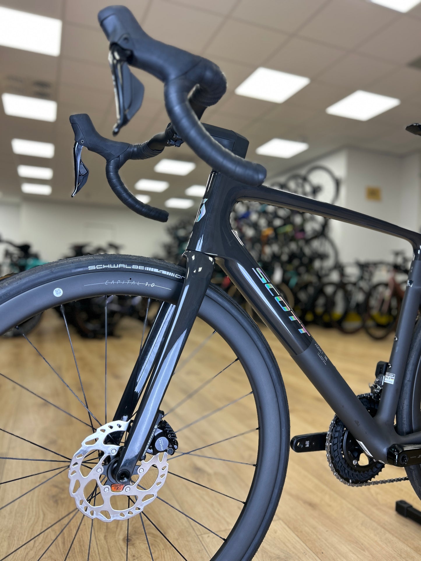 0km Showroom Model Scott Addict RC Di2 Carbon Racefiets