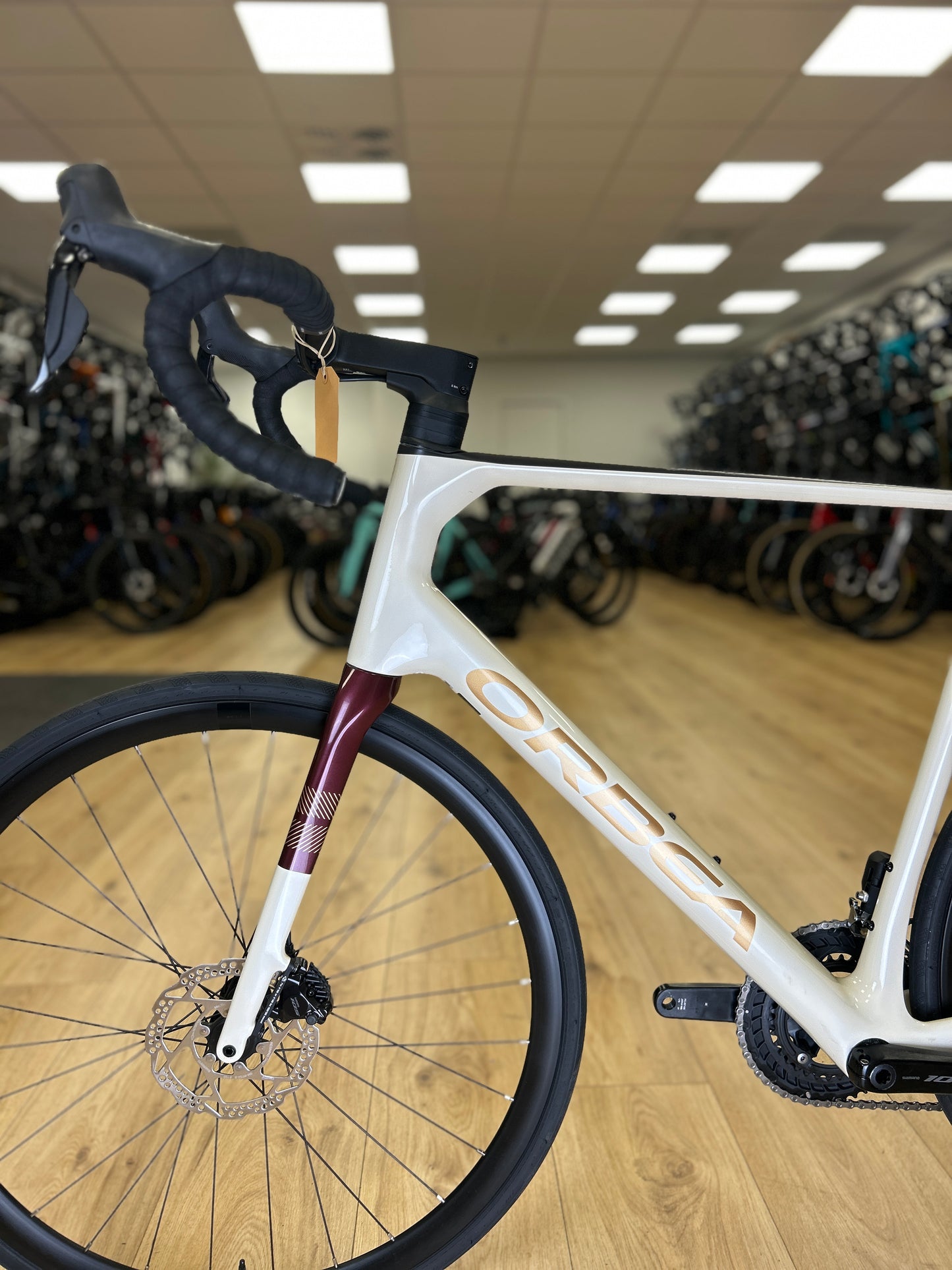 0km Showroom Model Orbea Orca M30iTEAM Di2 Carbon Racefiets