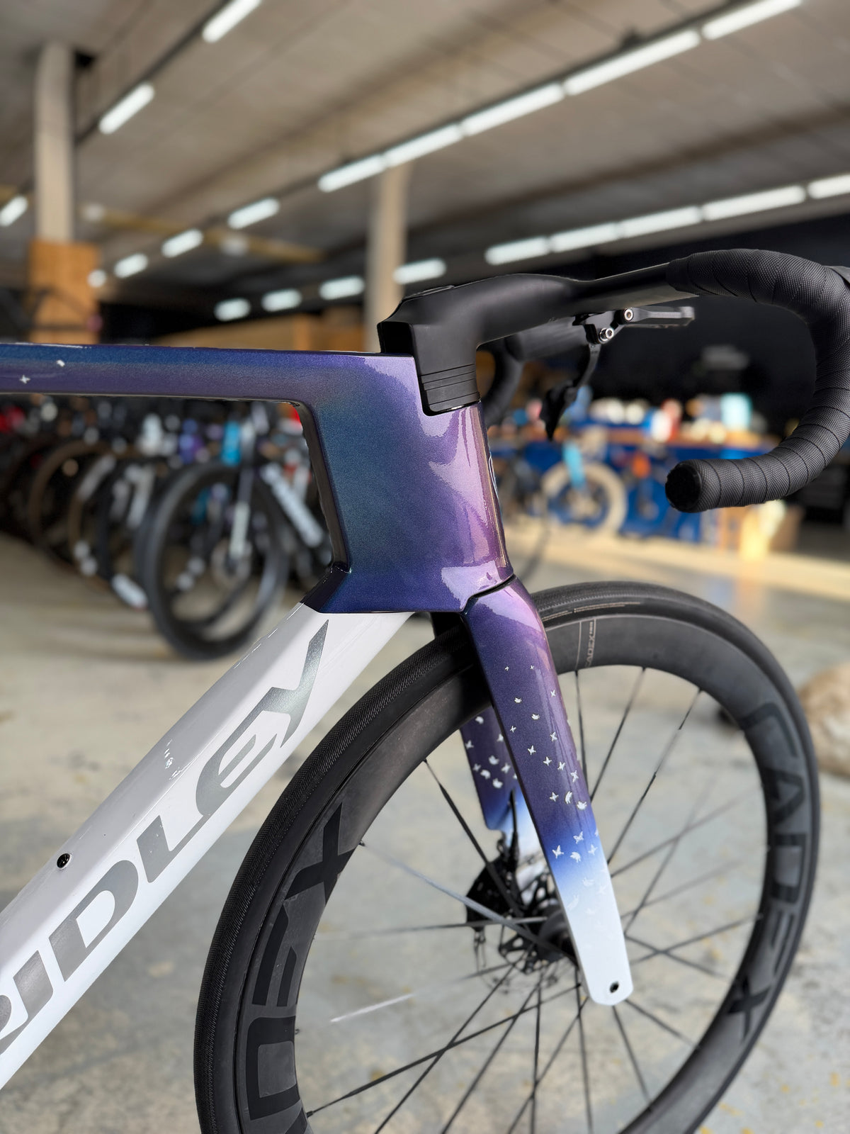100km Ridley Noah Fast 3.0 AXS Tomorrowland Edition Carbon Racefiets