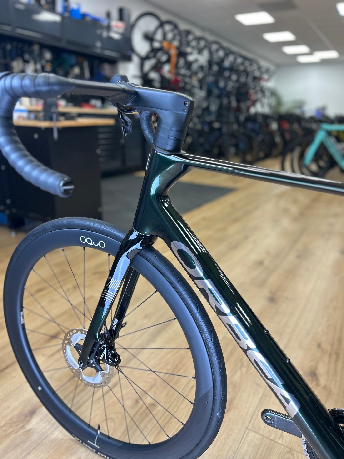 0km Showroom Model Orbea ORCA M21eTEAM PWR AXS Carbon Racefiets