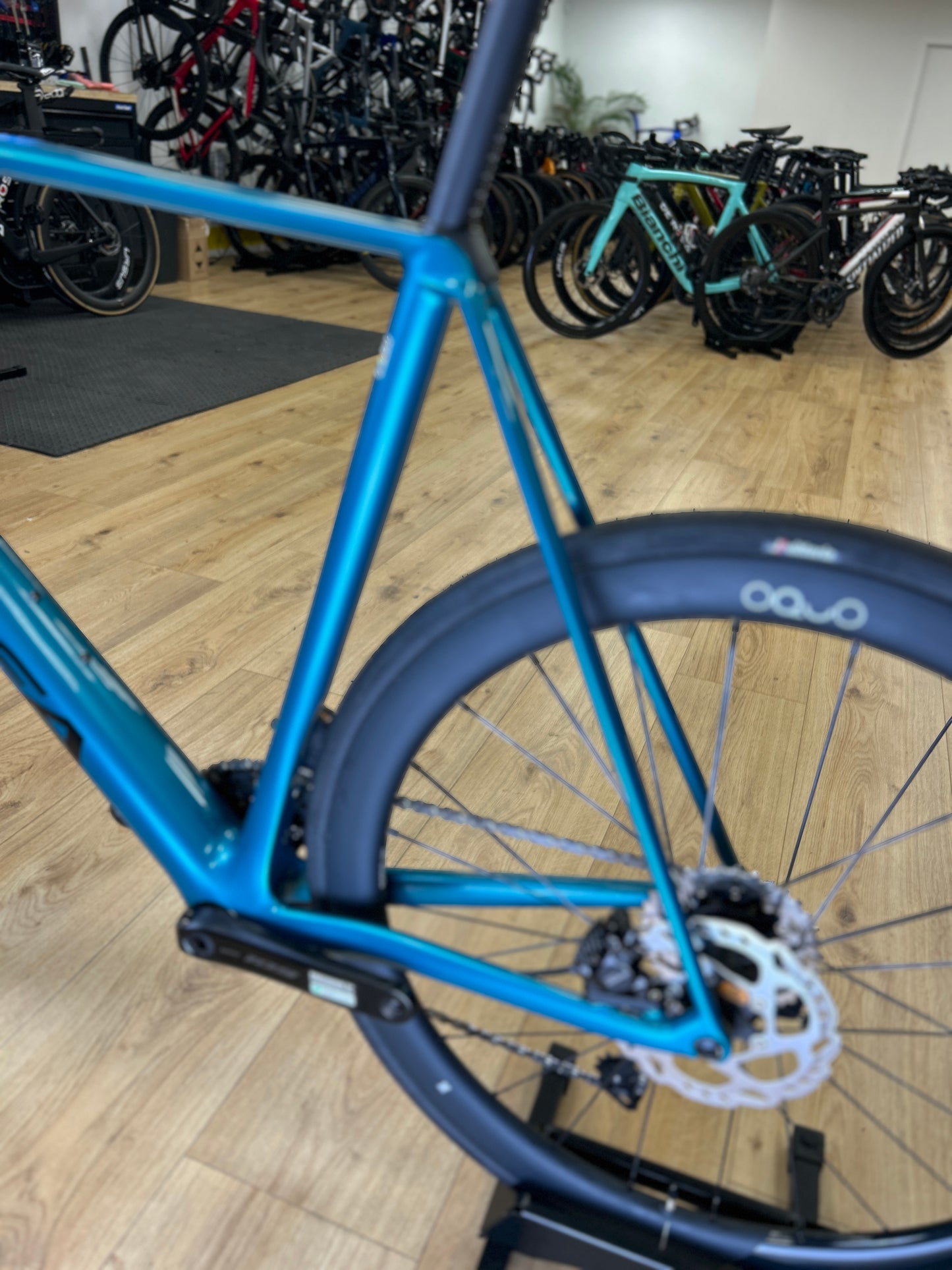 0km Showroom Model Orbea Orca M30iTEAM Di2 Carbon Racefiets